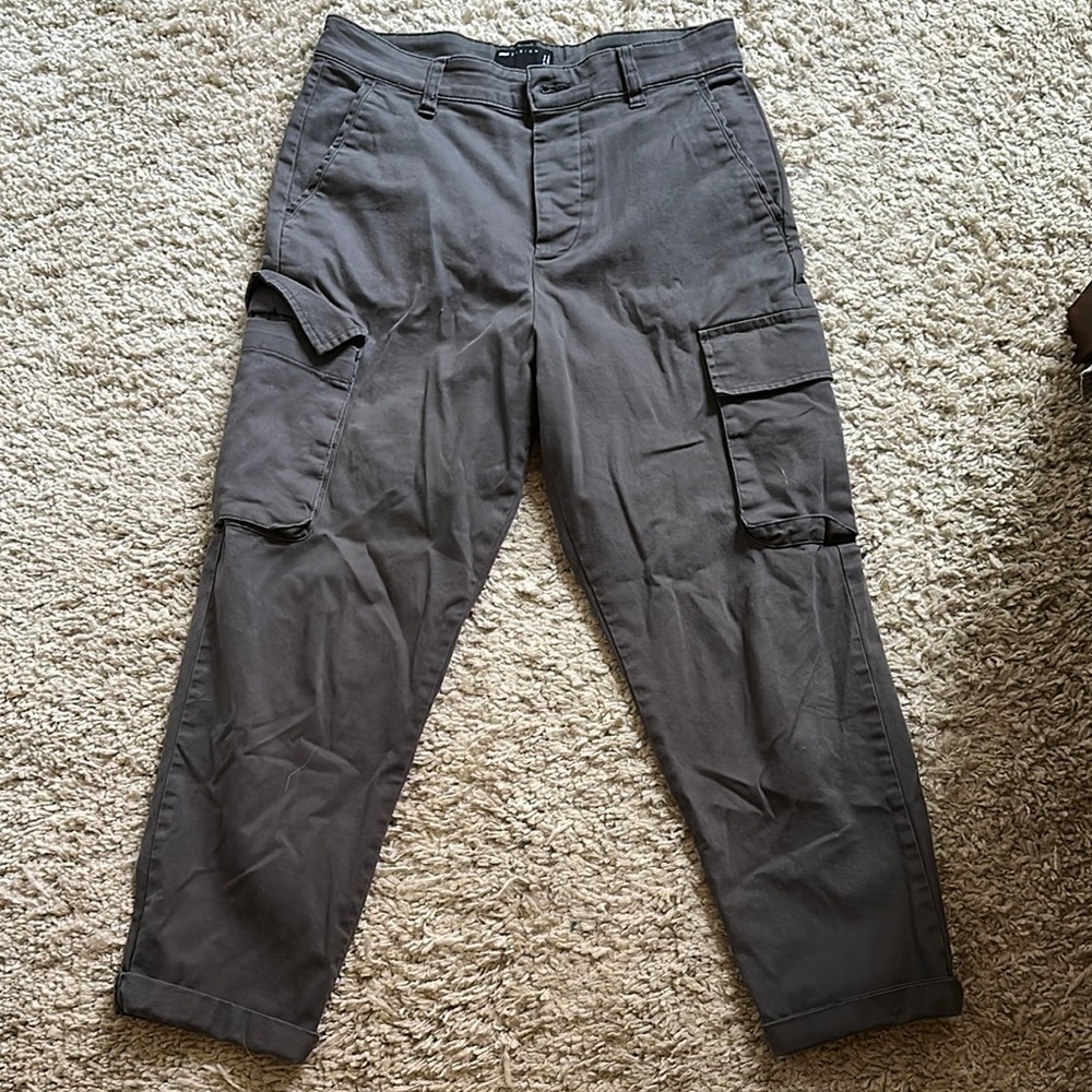 Men's Gray Cargo Pants
